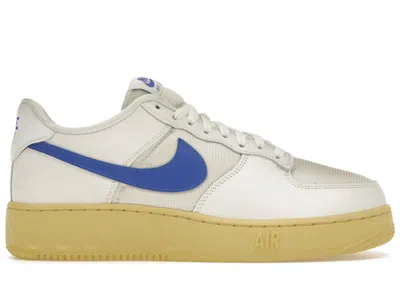 Pre-owned Nike Men's  Air Force 1 Low Unity Sneakers In White/racer Blue/sail