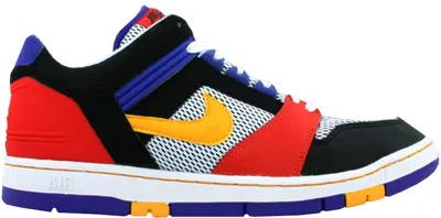 Pre-owned Nike Men's  Air Force 2 Low Albis Pack Sneakers In Black/taxi/chili Red