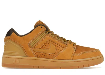 Pre-owned Nike Men's  Air Force 2 Low Sb Premium Sneakers In Bronze/baroque Brown/gum Light Brown