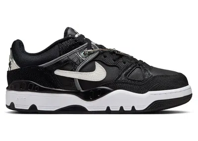 Pre-owned Nike Men's  Air Force 3 Low Sp Nigo White Sneakers In Black/smoke Grey/metallic Platinum