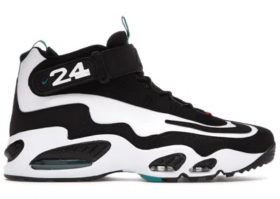 Pre-owned Nike Men's  Air Griffey Max 1 (2009) Sneakers In White/fresh Water/varsity Red In Multi