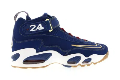 Pre-owned Nike Men's  Air Griffey Max 1 Griffey For Prez Sneakers In Midnight Navy Blue/team Red/gum Light Brow