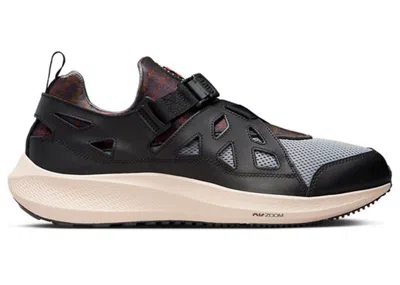 Pre-owned Nike Men's  Air Huarache 20y24 Patta Running Team Sneakers In Black/cool Grey/sanddrift In Multi