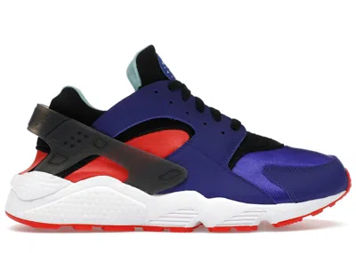 Pre-owned Nike Men's  Air Huarache Orange Sneakers In Concord/team Orange/copa In Multi