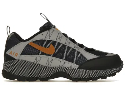 Pre-owned Nike Men's  Air Humara Obsidian Sneakers In Silver/midnight Navy Blue/black