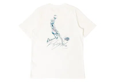 Pre-owned Nike Men's  Air Jordan Tee Shirt In White