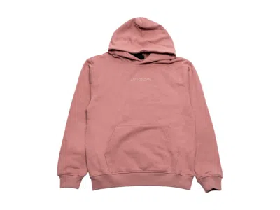 Pre-owned Nike Men's  Air Jordan Woodmark Fleece Hoodie In Rust Pink