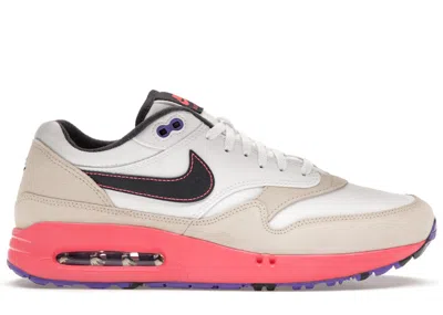 Pre-owned Nike Men's  Air Max 1 '86 Og Golf Nrg Big Bubble Flower City Sneakers In White/hot Punch/sanddrift