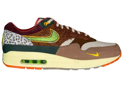 Pre-owned Nike Men's  Air Max 1 '87 Luxe University Of Oregon Pe (2024) (numbered) Sneakers In Light Orewood Br