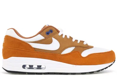 Pre-owned Nike Men's  Air Max 1 Curry (2018) Sneakers In Dark Curry/white/sport Royal In Multi