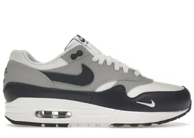 Pre-owned Nike Men's  Air Max 1 Lv8 Sneakers In White/obsidian/wolf Grey In Multi