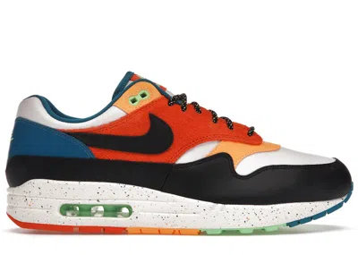 Pre-owned Nike Men's  Air Max 1 Mix Sneakers In White/black/rust