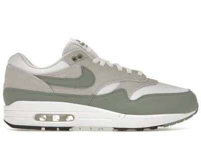 Pre-owned Nike Men's  Air Max 1 Sneakers In White/mica Green/photon Dust In Multi