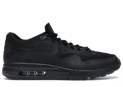 Pre-owned Nike Men's  Air Max 1 Ultra Flyknitsneakers In Black