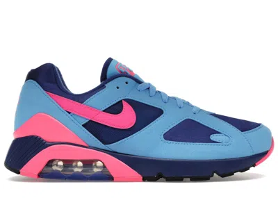 Pre-owned Nike Men's  Air Max 180 Sneakers In University Blue/hyper Pink/deep Royal Blue In Multi