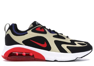 Pre-owned Nike Men's  Air Max 200 Sneakers In Team Gold/university Red/black