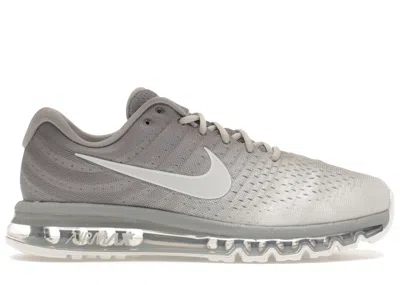Pre-owned Nike Men's  Air Max 2017 Sneakers In Light Bone/off White
