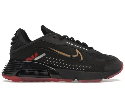 Pre-owned Nike Men's  Air Max 2090 Neymar Jr. Sneakers In Black/reflect Silver/green