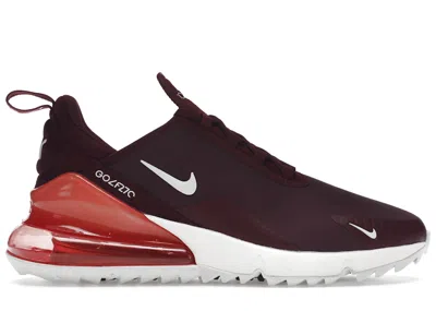 Pre-owned Nike Men's  Air Max 270 Golf Dark Sneakers In Beetroot/pink Salt/sail In Multi