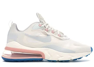Pre-owned Nike Men's  Air Max 270 React American Modern Sneakers In Summit White/bleached Coral