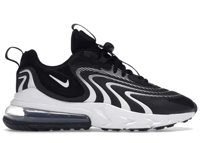 Pre-owned Nike Men's  Air Max 270 React Eng Sneakers In Black/dark Smoke Grey/wolf Grey In Multi
