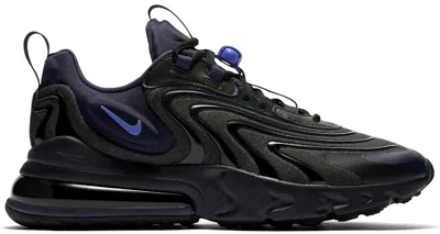 Pre-owned Nike Men's  Air Max 270 React Eng Sneakers In Black/sapphire/obsidian