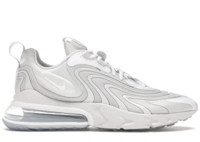 Pre-owned Nike Men's  Air Max 270 React Eng Sneakers In Photon Dust/platinum Tint/particle Grey In Gray