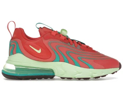 Pre-owned Nike Men's  Air Max 270 React Eng Watermelon Sneakers In Green/red In Multi