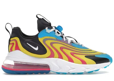 Pre-owned Nike Men's  Air Max 270 React Eng Watermelon Sneakers In Laser Blue/white/anthracite