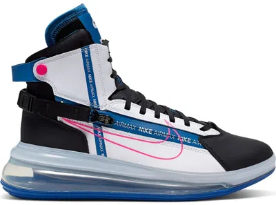 Pre-owned Nike Men's  Air Max 720 Strn Blue Pink Sneakers In White/pink Blast/black In Multi