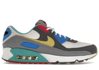 Pre-owned Nike Men's  Air Max 90 Air Sprung Sneakers In Phantom/iron Grey/rush Pink