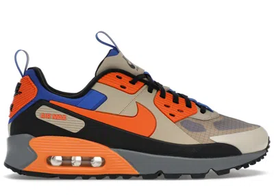 Pre-owned Nike Men's  Air Max 90 Drift Mowabb Sneakers In Rattan/hyper Royal/black In Multi