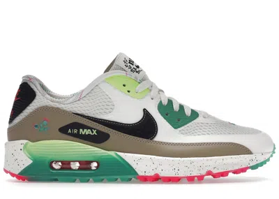 Pre-owned Nike Men's  Air Max 90 Golf Back Home Sneakers In Sail/coconut Milk/hemp