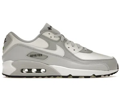 Pre-owned Nike Men's  Air Max 90 Goretex Sneakers In Photon Dust/grey Fog/chlorophyll