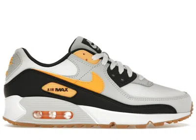 Pre-owned Nike Men's  Air Max 90 Laser Orange Sneakers In White/photon Dust/black In Multi