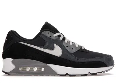 Pre-owned Nike Men's  Air Max 90 Premium Sneakers In Off Noir/black/particle Grey In Multi