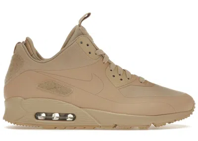 Pre-owned Nike Men's  Air Max 90 Sneakerboot Patch Sneakers In Sand