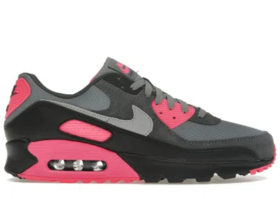 Pre-owned Nike Men's  Air Max 90 Sneakers In Cool Grey/wolf Grey/hyper Pink In Multi
