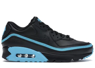 Pre-owned Nike Men's  Air Max 90 Undefeated Sneakers In Black/blue Fury In Multi