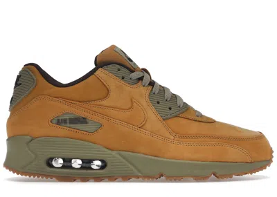 Pre-owned Nike Men's  Air Max 90 Winter Wheat Sneakers In Bronze/baroque Brown