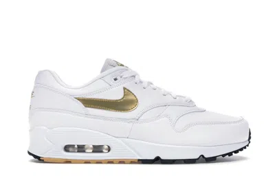 Pre-owned Men's  Air Max 90/1 Gold Sneakers In White/metallic Gold/black from StockX