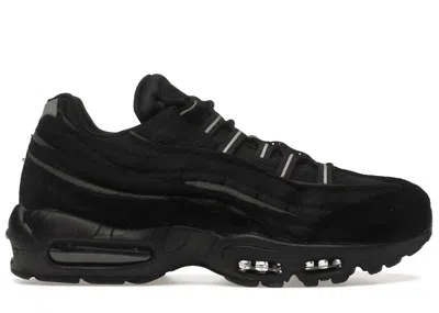 Pre-owned Nike Men's  Air Max 95 Comme Des Garcons Sneakers In Black