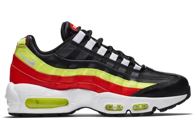 Pre-owned Men's  Air Max 95 Neon Red Sneakers In Black/volt/habenero Red from StockX