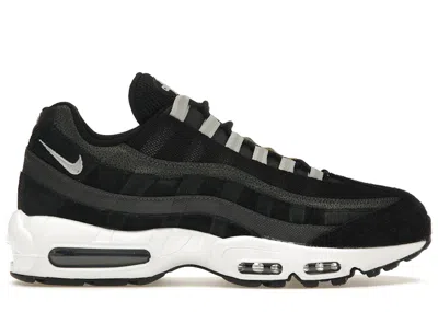 Pre-owned Nike Men's  Air Max 95 Pure Platinum Sneakers In Black/anthracite/white In Multi