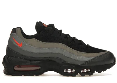 Pre-owned Nike Men's  Air Max 95 Reflective (2022) Sneakers In Black/grey/orange