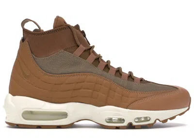 Pre-owned Nike Men's  Air Max 95 Sneakerboot (2017) Sneakers In Flax/ale Brown