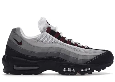 Pre-owned Nike Men's  Air Max 95 Sneakers In Black/dark Beetroot/pearl Grey In Multi