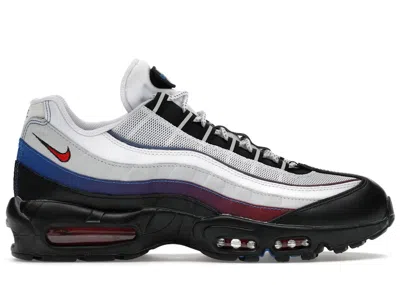 Pre-owned Nike Men's  Air Max 95 Toronto Sneakers In White/university Red/blue Jay In Multi