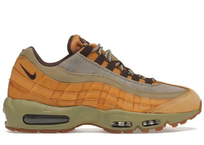 Pre-owned Nike Men's  Air Max 95 Wheat Sneakers In Bronze/bamboo/gum Light Brown
