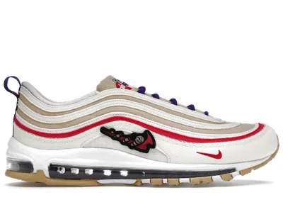 Pre-owned Nike Men's  Air Max 97 Air Sprung Sail Pink Purple Sneakers In Sesame/coconut Milk/phantom In Multi